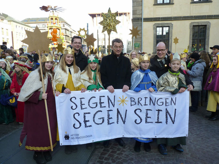 Bundesweite Eröffnung der Sternsingeraktion in Fulda (Foto: Karl-Franz Thiede)